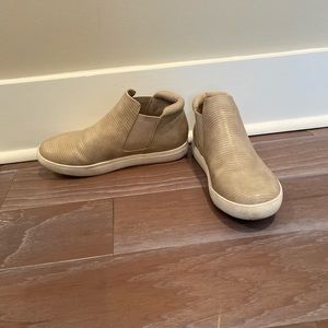 Tan sneakers